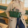 Spring New Large Capacity Crossbody Handbag Versatile Vegetable Tanned Soft Leather Wide Shoulder Strap Shoulder Bag
