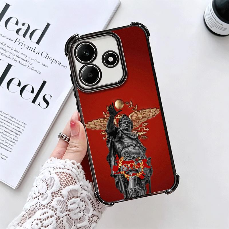 SPQR Roman Imperial Legionv Soft Phone Case For Xiaomi Redmi Note 14 15 Pro Plus 13 12 11S 11T 5G 10 9S 9 Plating Anti-Fall Fund