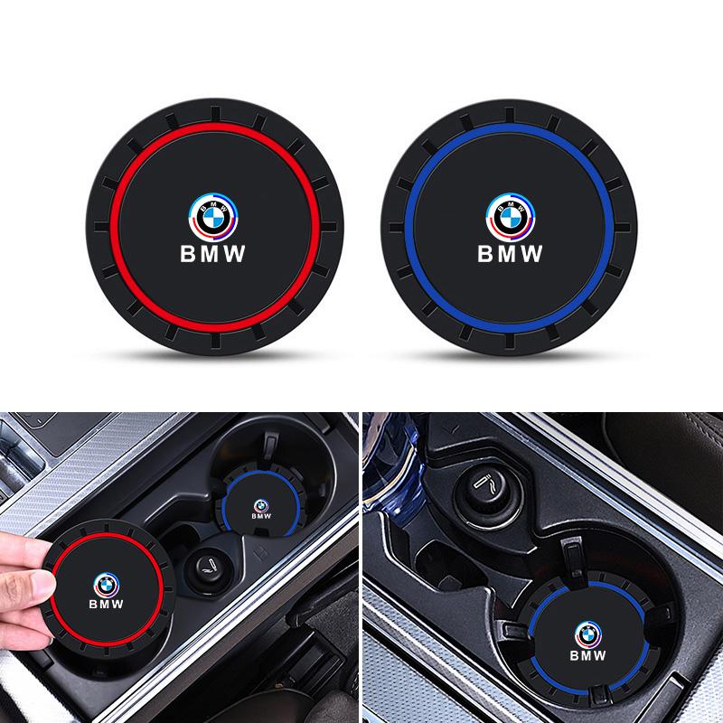 FA72pcs Car Coaster Water Cup Non-Slip Pad Silicone Mat For BMW 50th Anniversary 1 3 5 7 Series M F01 F20 F10 E46 E53 E60 E93 X1 X3