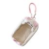 PVC Animal Shape Mini Backpack With Detachable Keychain For Doll Display Travel Accessories Organization