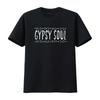 Mens Gypsy Soul Hippie Free Spirit T Shirt Black 4X Large Vintage Washed Streetwear Versatile Top For Everyday Wear Comfortable