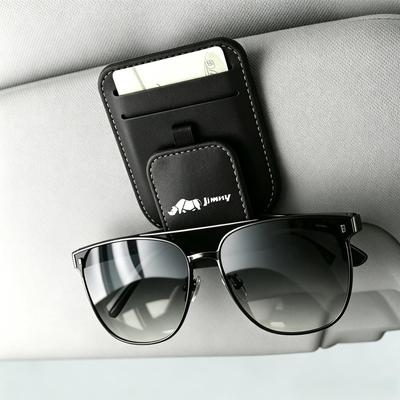 Jimny Compatible Car Sunglasses Holder for Sun Visor Fits All Jimny Models Multifunctional Car Glasses Holder with Clip and Magnetic Closure 1pc