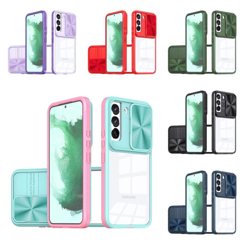 Protective And Stylish! Two-in-one Samsung S23 Ultra Phone Case In Trendy Colors Navy Blue Blue+pink Chinese Red Purple Olive Green Black Pink+green