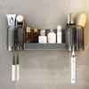 Bathroom Multifunctional Toothbrush Shelf Toilet Wash Table Storage Rack Household No Punching Toilet Storage Rack