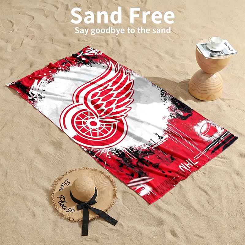 Detroit Red Wings Beach towels also serve as bath towels summer essential a musthave for the outdoors the beach and the pool