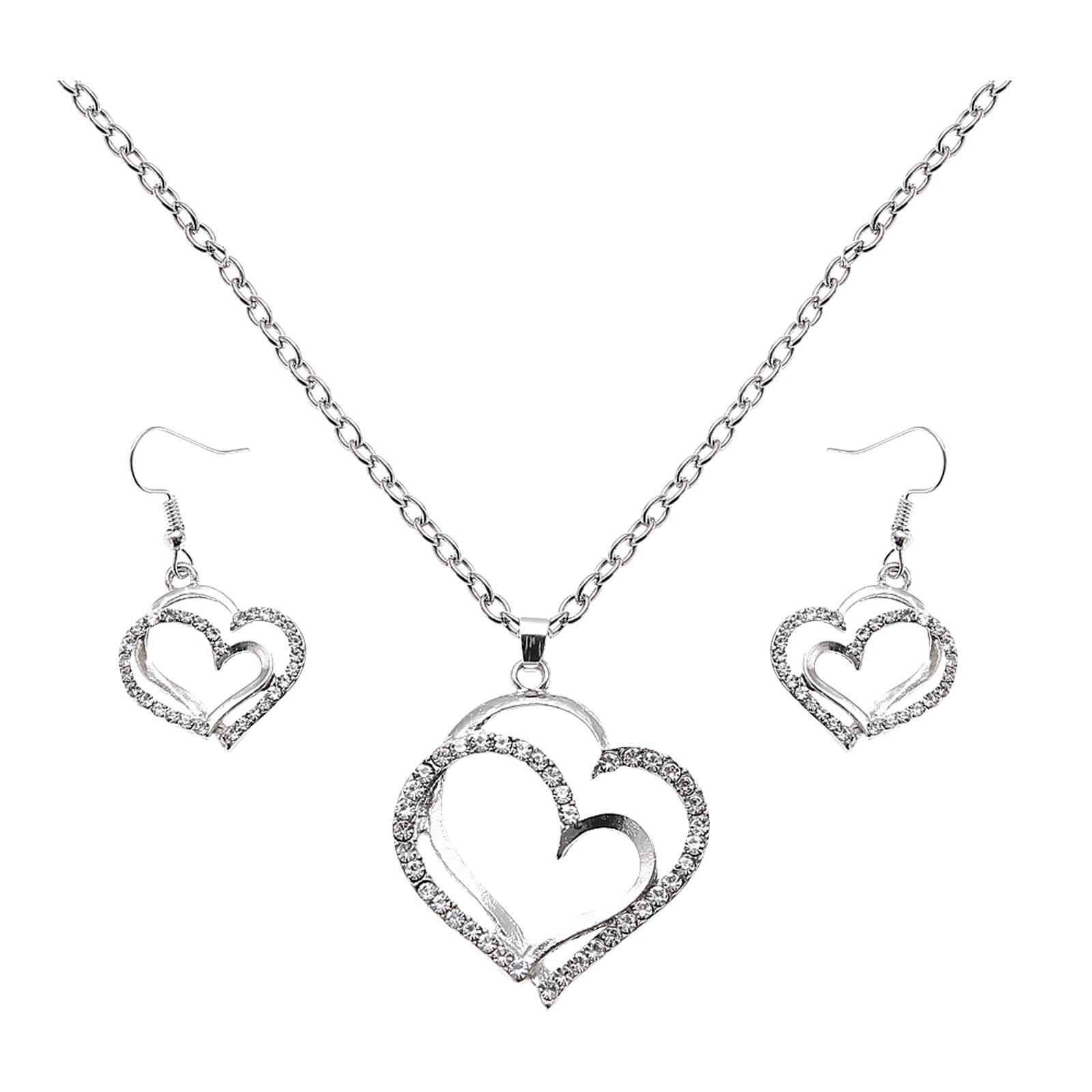 

Модное женское ожерелье One Size серебряный