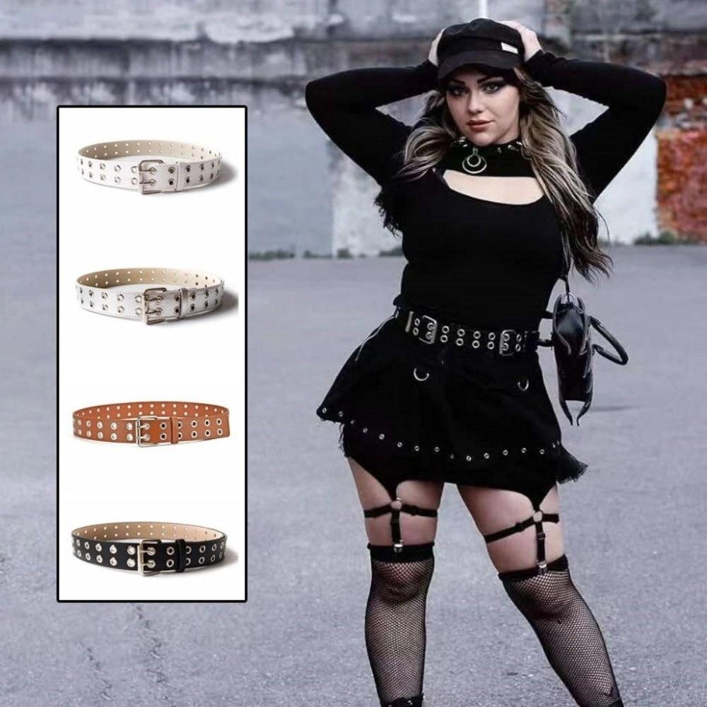 Curele de Talie Punk din Piele PU cu Stele, Cataramă Metalică, Curea de Talie Hip-hop, Decor pentru Rochie