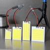 Car Interior Accessories: 18/24/36/48 SMD T10 4W 12V COB LED Panel Lights for Car Dome and Interior