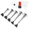 5PCS Car Air Horn with Air Compressor Jazz 5‑Tube Music 130dB 12V for Trucks Bus Boats