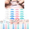 High-quality Silicone Eyelash Curling Pads Set Of Five Pairs In Assorted Colors For Perfect Lash Curls