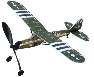 Ikeda Kogyo Model Samolotu Lotnik Piper Cub Sp. z o.o.. [Zabawka/Zestaw do rękodzieła/Rękodzieło/Samolot] J-3