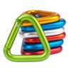 D.R.N. Large Triangle Aluminum Carabiner Key Hook (2-pack)