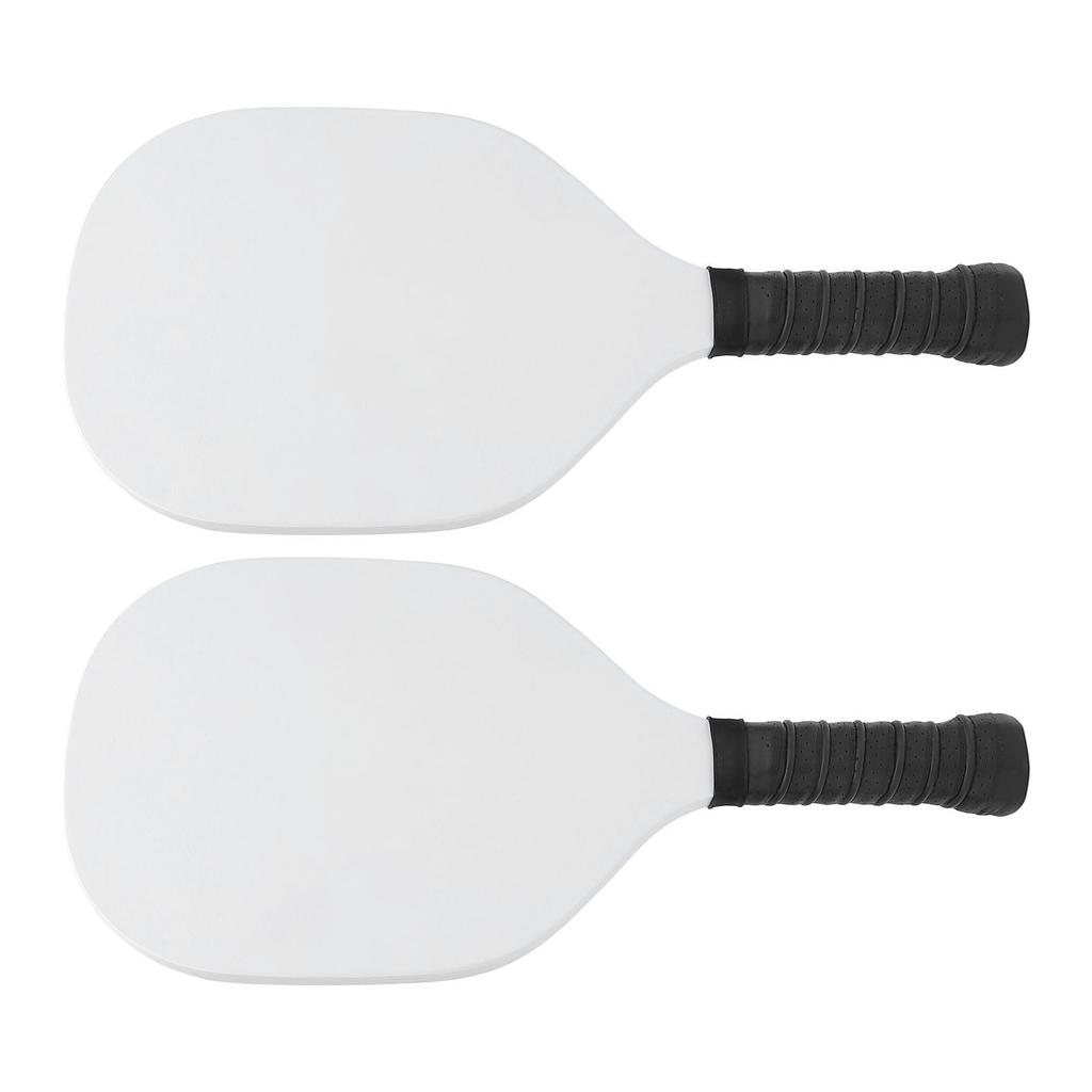 Bollpaddlar Set Halkfritt Komfort PU-grepp Stötdämpning Större Träffyta Poppelträ Bollpaddlar