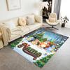 Merry Christmas Celebration Personalized Name Floor Mat Design for Playrooms Foyer Game Room Kitchen Anti-slip Rug Office home decor Wedding Party Gif