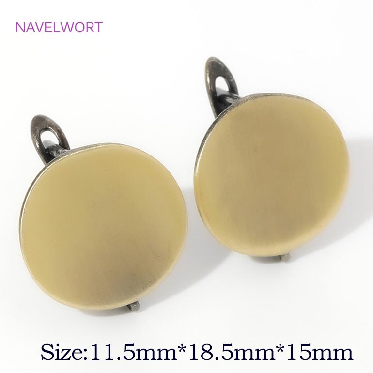 Fasteners For Earring Antique Bronze Shvenzy Earwires Brass Earring Hooks Earring Fixtures For DIY Earrings Making Accessories