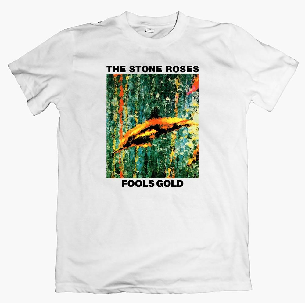 STONE ROSES Fools Gold Tshirt 80s Indie Madchester Band Tee Unisex XS2XL M