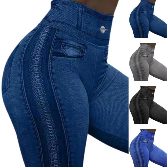 Узкие джинсы с декоративными карманами — фото 11