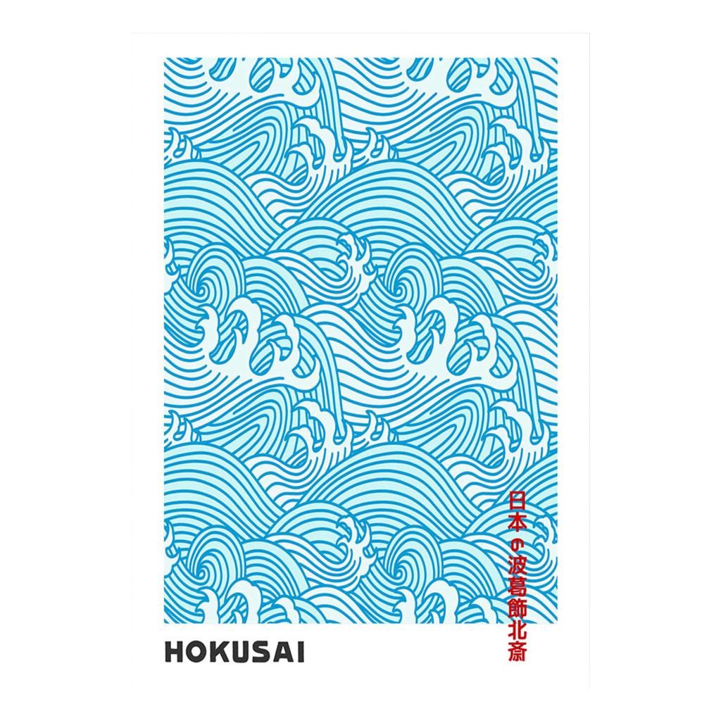The Great Wave Off Kanagawa Poster Mt Fuji Print Wall Art Picture Vintage Japanese Artwork Canvas Paintings Home Wall Decoration