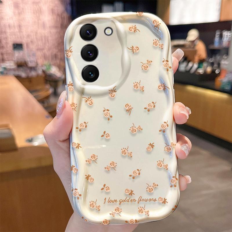 Flower Cherry Case for Samsung Galaxy A53 A54 A55 A56 A34 A35 A36 A26 A15 A16 A73 S25 Ultra S24 Plus S23 S22 S21 S20 FE Cover