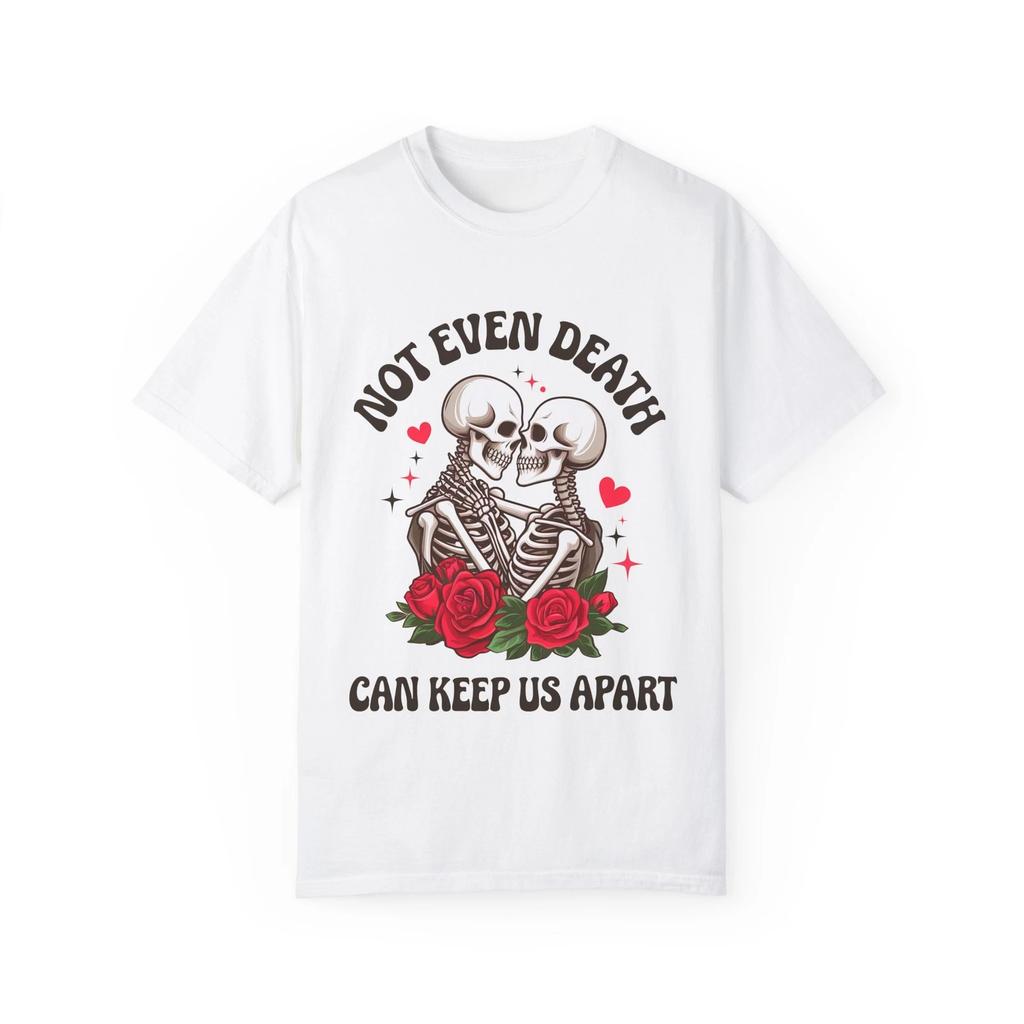 Not Even Death Can Keep Us Apart Unisex T-shirt, Couples Matching Tee, Halloween