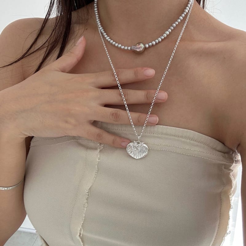 Salgat Heart Shell Necklace