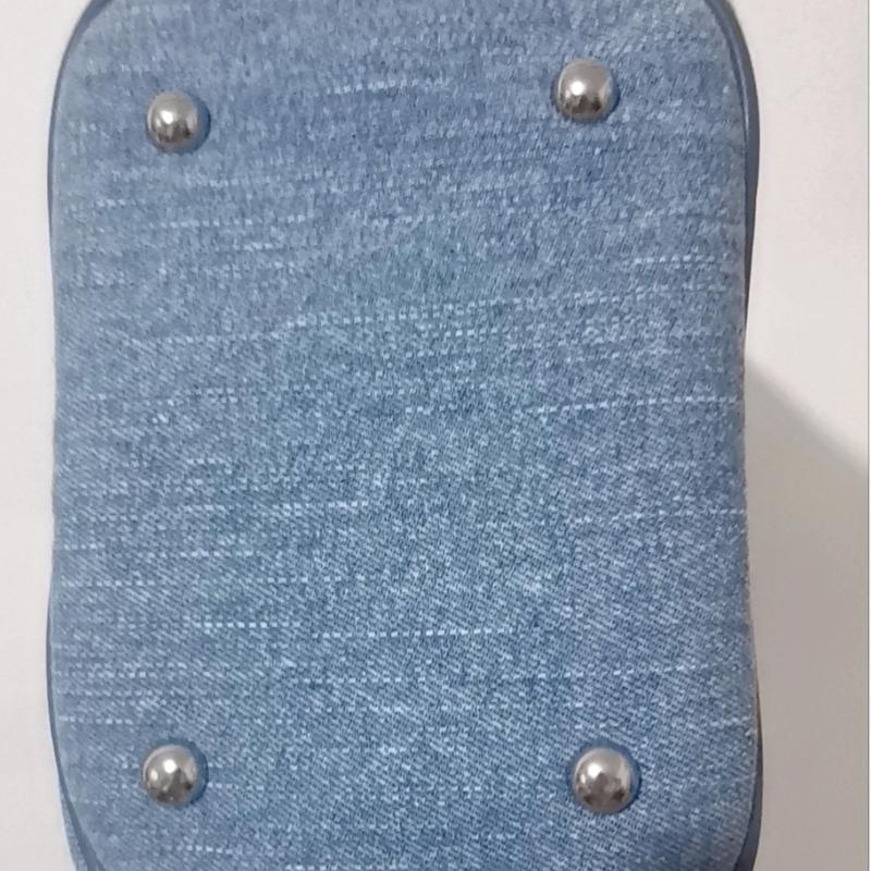 Chic Denim Cloth Bucket Bag for Women  New Vintage Large Capacity Handbags Elegant Commute Shoulder Underarm Bags