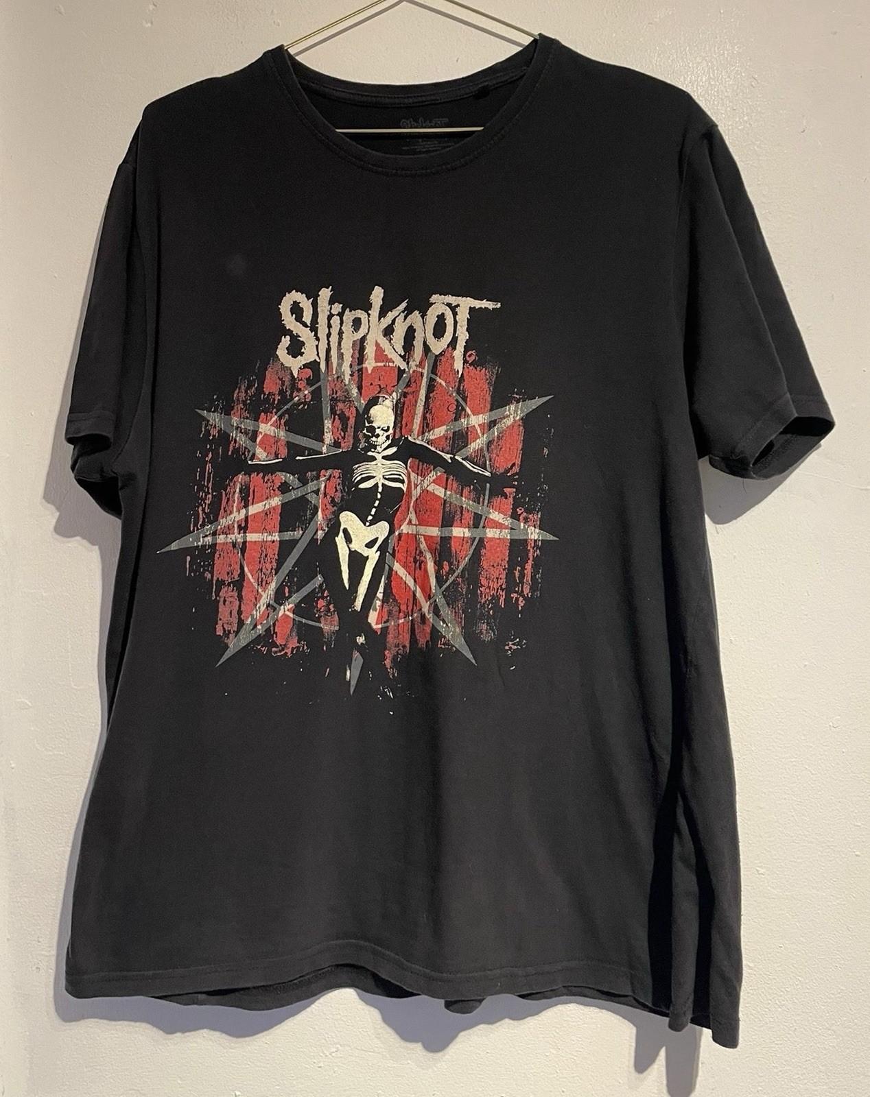 Slipknot Shirt XL The Gray Chapter Black Heavy Metal Band Rock Gig Festival Unisex T-Shirt S
