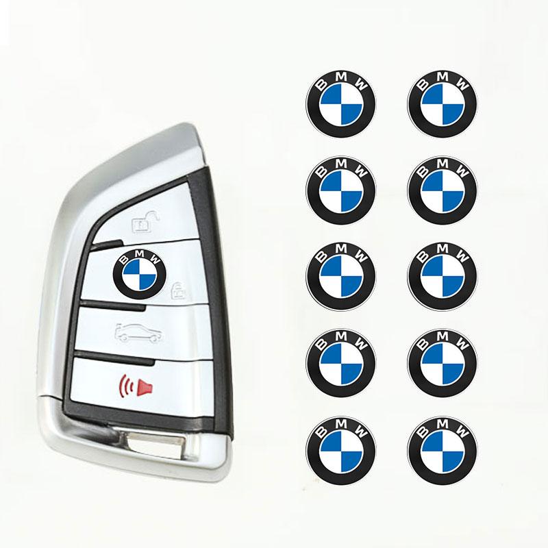 New 14mm Fob Car Logo Sticker For Car Remote Control Key For BMW G30 3 Series G20 G21 5 Series G31 G32 G38 7 Series G11 G12 G05 F15 E81 E87