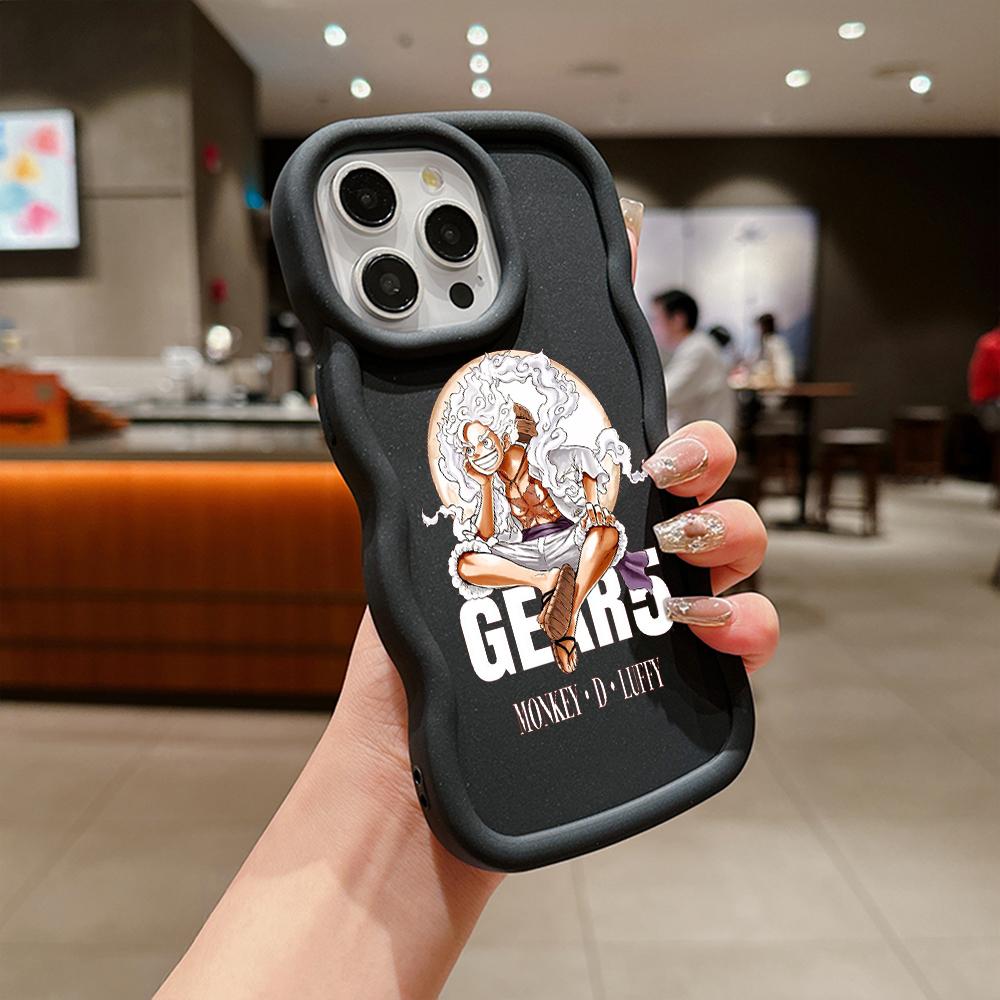 LZ28 One Piece Luffy Gear 5 Silicone Phone Cases for Samsung A15 A16 S23 FE S24 Ultra A34 A54 A14 A55 Motorola G32 E14 OnePlus Soft Cover