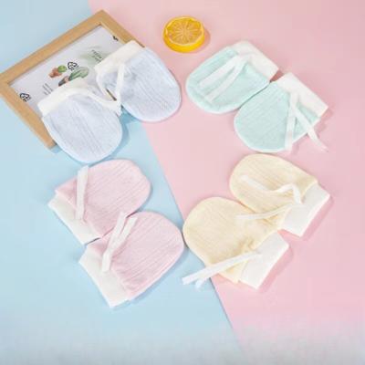 Lot Newborn Baby Mittens Cotton Cartoon Soft Boys Girls Resuable Gloves Baby Girl Boy Head Mittens
