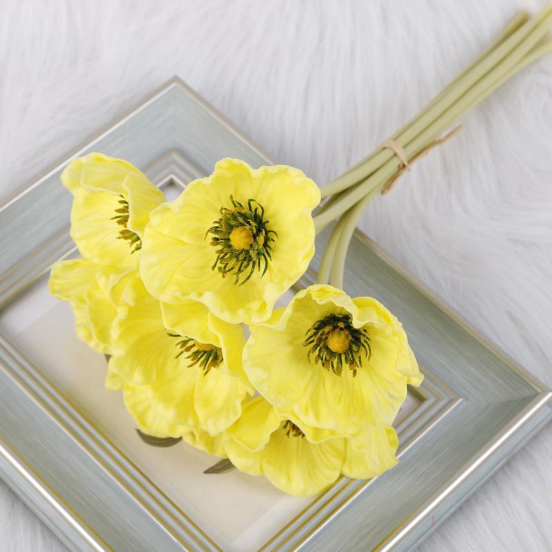 Poppy Poppy Simulated Flower Ins Decorative Fake Flower Indoor Desktop
