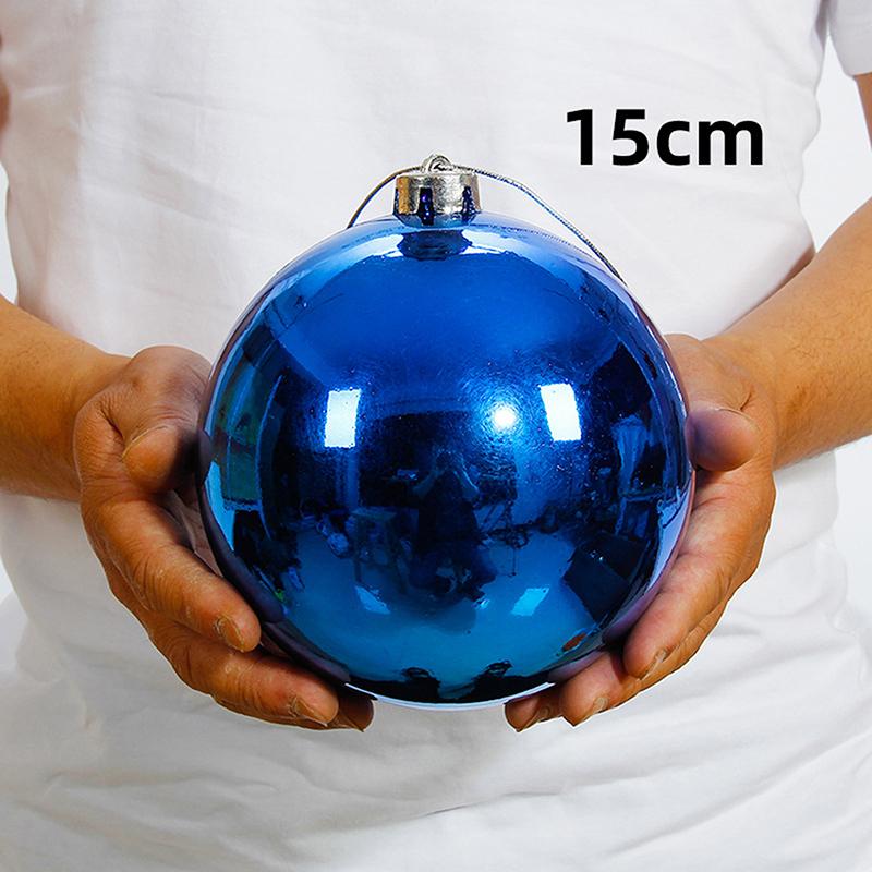 1 Stück 12/15/20CM Weihnachtsdekoration Kugel Weihnachtsbaumschmuck Hängende Glänzende Kugeln Für Zuhause Bar Party Hochzeit Weihnachten Deko