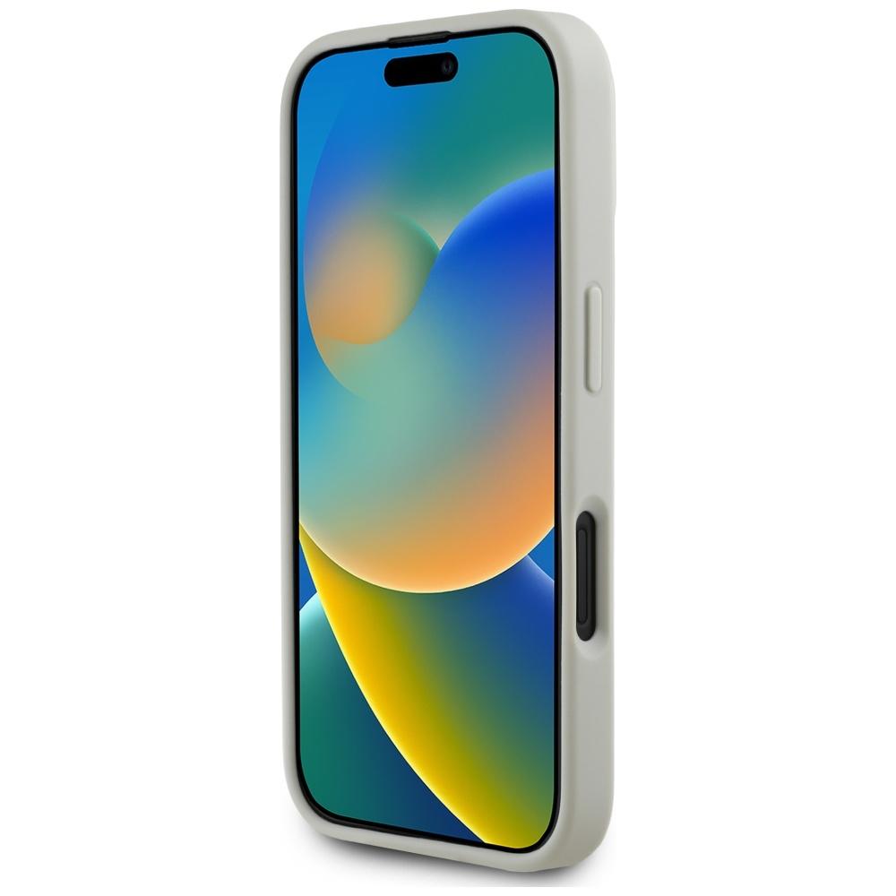 Karl Lagerfeld Hc 3D Rubber Double Heads Case For Iphone 16 Beige