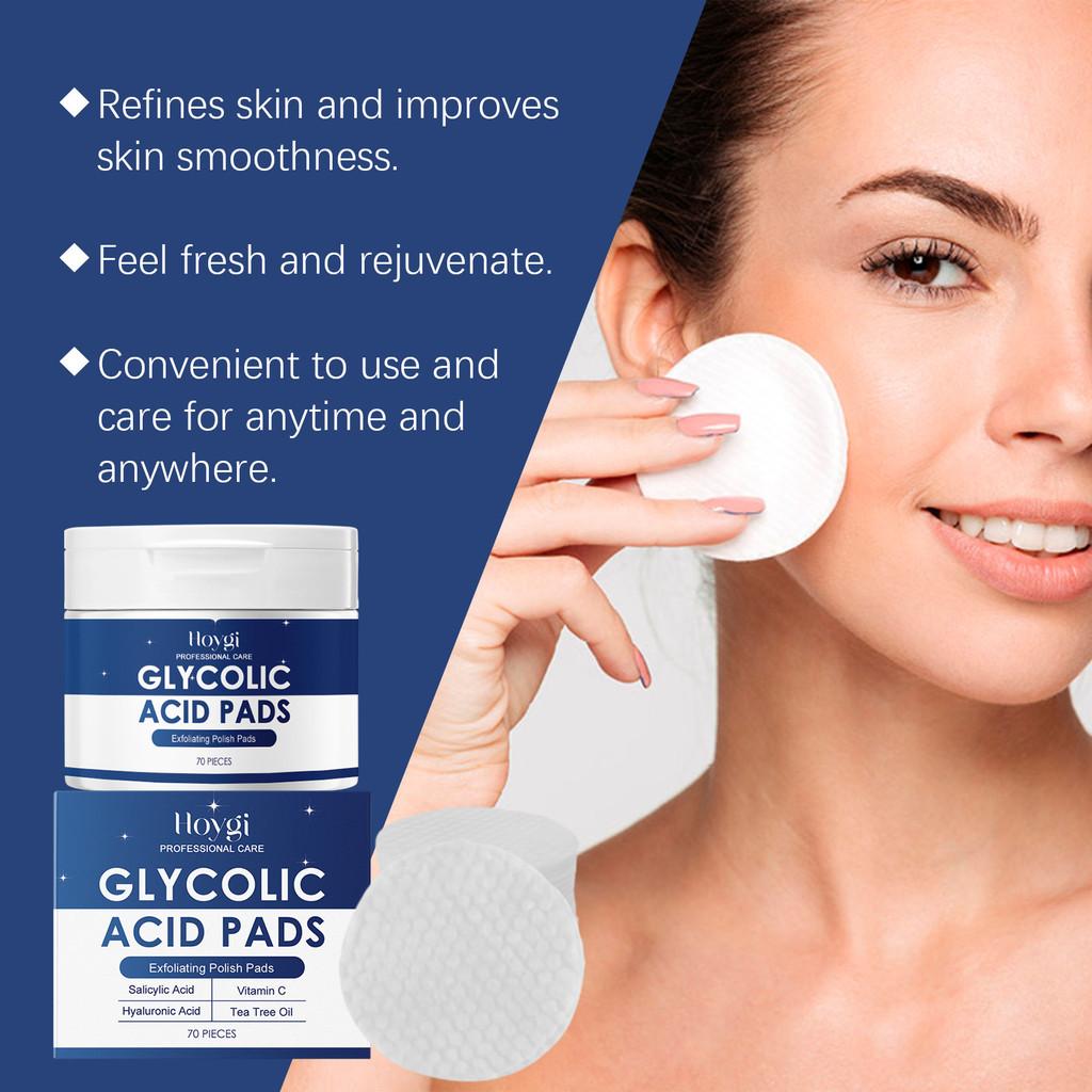Hoygi Exfoliating Cotton Pads Gentle Repair Brightening Cleansing Exfoliation For Radiant Skin
