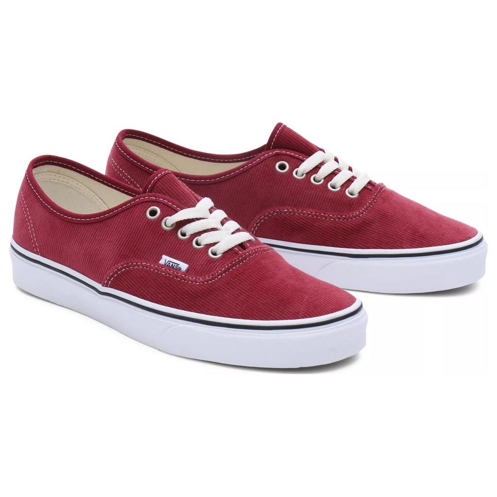 Vans Authentic Casual Comfortable Versatile Durable Low-Top Skate Shoes Unisex Sneakers Red VN0009PV9D0