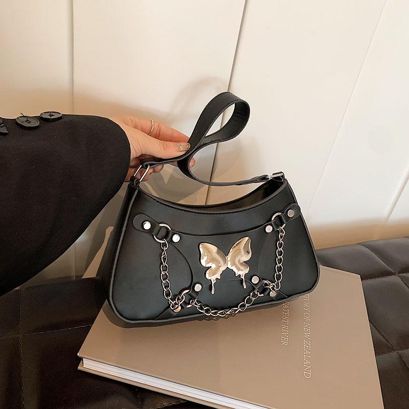 Niche Design Underarm Bag Women's 2025 New Versatile Bow Baguette Bag Premium Texture Handbag