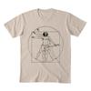 Vitruvian Man With Electric Guitar T-Shirt