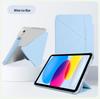 iPad Air 7 Protective Case with Pen Holder, Transparent Y-Fold, for Pro 11/12.9 & 10th Gen