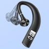 F19 Bluetooth-kompatibler Ohrhörer Monaurale Geräuschunterdrückung Ohrhaken-Kopfhörer Kabellose Musik-Ohrstöpsel mit Mikrofon zum Autofahren