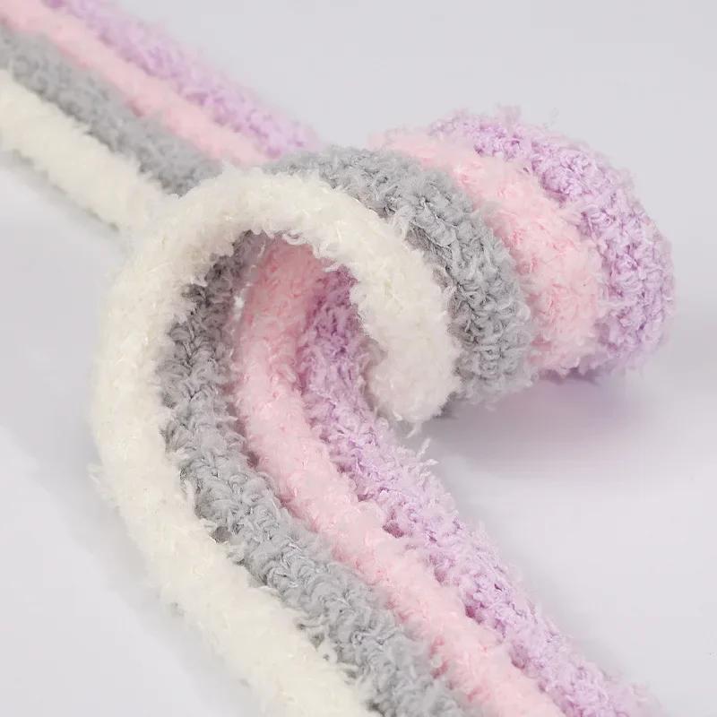 Kulaté tkaničky do bot o šířce 1 cm Podzimní nadýchané tkaničky do tenisek Ležérní tkaničky do bot 80/100/120/140/160 cm Příslušenství ke tkaničkám do bot 1 pár
