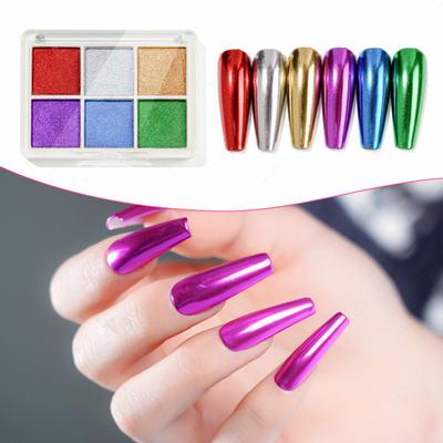 Gentle Eyeshadow Palette Nails Ornaments Delicate Texture Portable Multi-colors