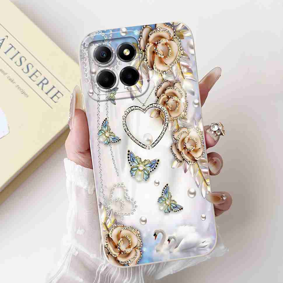 Funda For Honor X8 5G Case New Fashion Flower Shockproof Phone Cover For Honor X8 X6 X 6s X6s 4G 5G HonorX8 Capa