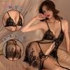 Hua Guanyu Sexy Underwear Sexy Lace Backless Lace Pure Desire Pajamas Women's Suspenders Nightdress Set