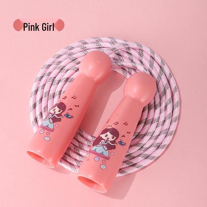 Colorful Adjustable Skipping Rope for Kids - Non-Knotting Design for Kindergarten & Elementary Students
