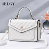IELGY Fashion One-Shoulder Messenger Bag Diamond Portable Korean Casual One-Shoulder Messenger