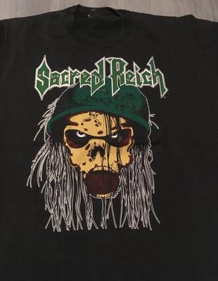 Sacred Reich Violent Solutions 1988 Short Sleeve Black All Size Shirt QQ1114 Unisex T-Shirt