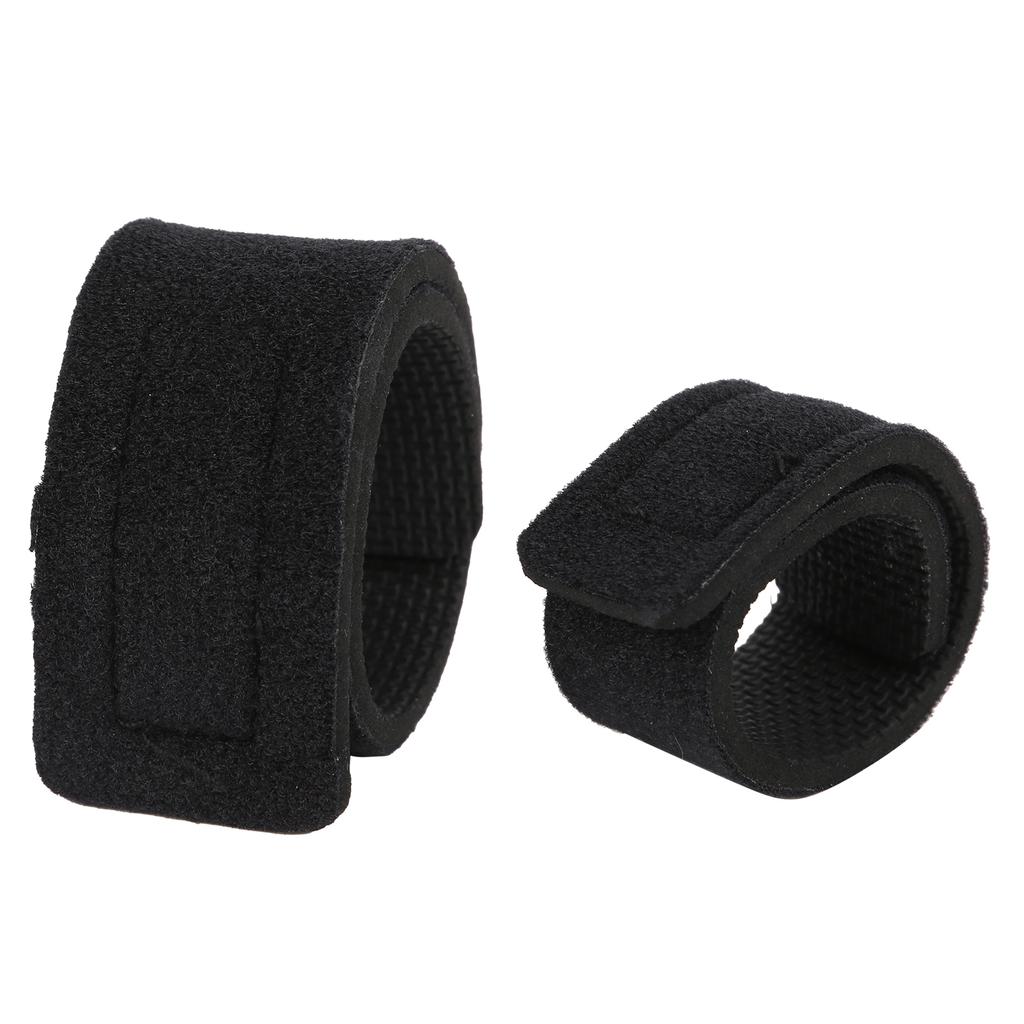 2Pcs Elastic Fishing Rods Tie Holder Strap OK Cloth Fixing Band Strong Elasticity Hook and Loop
