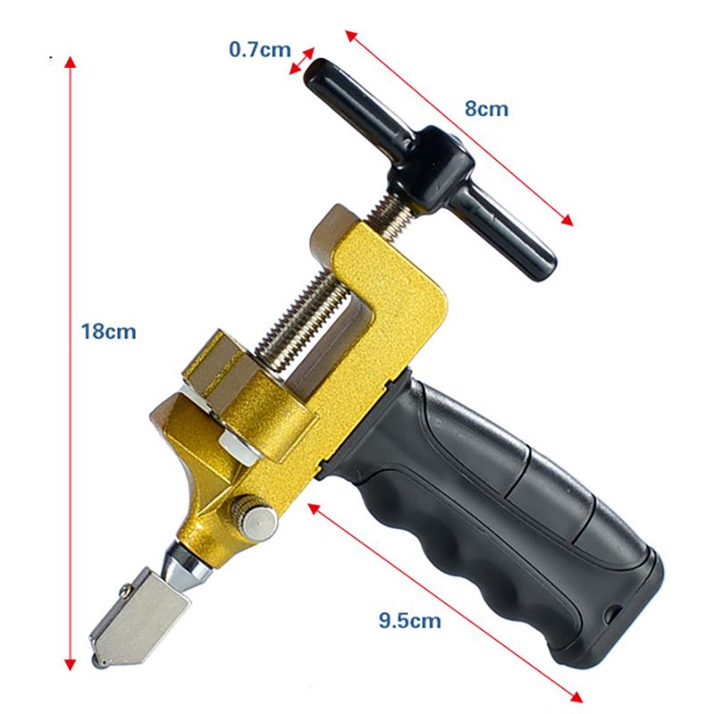 High Quality 2 In 1 Diamond Tile Glass Cutter Professional Ceramic And Porcelain Cutting Manual Multifunction Hand Tool Home Diy