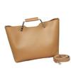 Fashionable High-End Leather Tote Bag Women Large Capacity Natural Handbag Commuting Leisure Crossbody