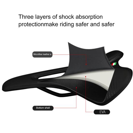Bike Seat Shock Absorbing High Elasticity Accessory MTB Road Bike Seat Padded